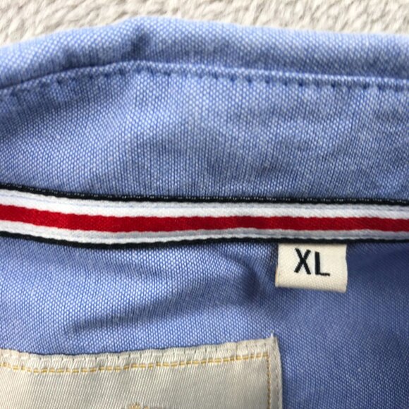 Oxford Men's Button-Down Shirt Size XL Blue Normcore - Picture 7 of 13